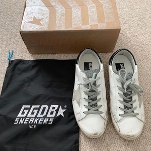 Golden Goose glitter superstar sneakers 38